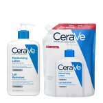Cerave lait hydratant 24h peau s�che corps & visage 473ml + �co - recharge 473ml