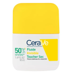 Cerave suncare fluide invisible toucher sec spf50 + haute protection pour le visage 50ml