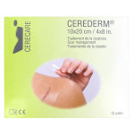 Cerecare ceredem pansement adhésifs siliconés 10x20cm 10unités Cerecare ceredem pansement adhésifs siliconés 10x20cm 10unités