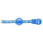 Chicco accessoires sucettes attache - sucette ruban avec protge ttine bleu