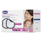 Chicco allaitement coussinet anti - bactrien noir 60 units