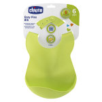 Chicco repas bavoir souple d'apprentissage avec rcuprateur + 6m vert