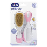 Chicco bain brosse et peigne + 0m rose Chicco bain brosse et peigne + 0m rose