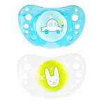 Chicco physio forma air sucette silicone + 16m voiture lapin lot de 2 + boite de stérilisation Chicco physio forma air sucette silicone + 16m voiture lapin lot de 2 + boite de stérilisation