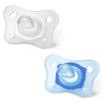 Chicco physio forma mini soft sucette physiologique + 0m bleu lot de 2
