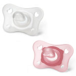 Chicco physio forma mini soft sucette physiologique + 0m rose lot de 2