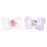 Chicco physio light sucette silicone + 2m rose lot de 2 Chicco physio light sucette silicone + 2m rose lot de 2