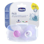 Chicco physio micro sucette silicone + 0m princesse carrosse lot de 2