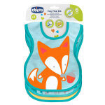 Chicco repas bavoirs dcors + 6m turquoise 3 units