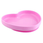 Chicco repas take eat easy assiette c?ur avec ventouse + 9m rose Chicco repas take eat easy assiette c?ur avec ventouse + 9m rose