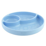 Chicco repas take eat easy plat  compartiments avec ventouse + 12m bleu