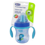 Chicco repas tasse training à bec rigide + 6m dinosaure bleu 200ml Chicco repas tasse training à bec rigide + 6m dinosaure bleu 200ml