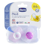 Chicco sucette physio micro silicone 0 - 2m princesse couronne 2 unit�s