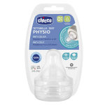 Chicco accessoires biberons ttine physiologique anti - coliques dbit lent + 0m lot de 2