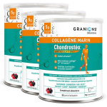 Chondrostéo + collagène marin confort articulaire 280g lot de 3 Chondrostéo + collagène marin confort articulaire 280g lot de 3