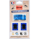 Cinq sur cinq bracelet motif bleu anti - moustiques 3 units