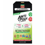 Cinq sur cinq kit traitement environnement anti poux et lentes spray 250ml + additif lessive 150ml