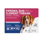 Clement thekan anti - puces anti - tiques chien 10 - 20kg 4 pipettes