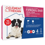Clement thekan anti - puces anti - tiques chien 10 - 20kg 4 pipettes Clement thekan anti - puces anti - tiques chien 10 - 20kg 4 pipettes