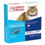 Clment thkan parasikan collier chat gris