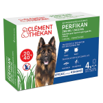 Clement thekan perfikan anti - puces anti - tiques chien 20 - 40kg 4 pipettes Clement thekan perfikan anti - puces anti - tiques chien 20 - 40kg 4 pipettes