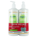 Cooper babybsoin liniment lot de 2x750ml + panier de rangement offert