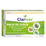 Cooper clariver maux de gorge ar�me orange menthe 20 pastilles