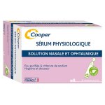Cooper s�rum physiologique lavage du nez et des yeux hygi�ne 30 unidoses