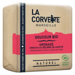 La corvette marseille savon douceur bio karit et grenade 100g
