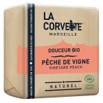 La corvette marseille savon douceur bio pche de vigne 100g