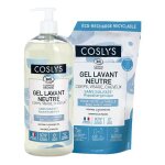 Coslys gel lavant neutre 1l et son �co - recharge 1l