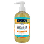Coslys savon liquide marseille mandarine bio 300ml