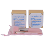 Coup d'eclat boites d'ampoules lot 2 x 3 units + 1 kit pinceau offert