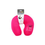 Coussin de nuque microbilles rose