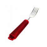Couvert courbe fourchette rouge