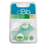 Dbb remond 2 sucettes anatomiques 1er �ge t�terelles en silicone motif grenouille