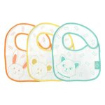 Dbb remond mes 3 premiers bavoirs en coton doubl�s de plastique