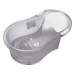 Dbb remond baignoire b�b� 0 � 6 mois transat int�gr� bouchon vidange coloris grise