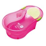 Dbb remond baignoire b�b� 0 � 6 mois transat int�gr� bouchon vidange coloris rose