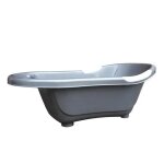 Dbb remond baignoire b�b� 4 mois � 3 ans trou et bouchon de vidange coloris argent