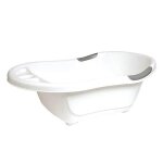 Dbb remond baignoire b�b� 4 mois � 3 ans trou et bouchon de vidange coloris blanche