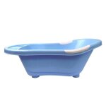 Dbb remond baignoire b�b� 4 mois � 3 ans trou et bouchon de vidange coloris bleue