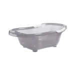 Dbb remond baignoire rigide avec bouchon de vidange grise paillete translucide