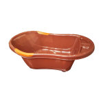 Dbb remond baignoire rigide avec bouchon de vidange marron translucide