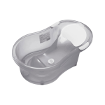 Dbb remond baignoire + transat intgr 0 - 6mois grise paillete translucide