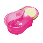 Dbb remond baignoire + transat intégré 0 - 6mois rose translucide Dbb remond baignoire + transat intégré 0 - 6mois rose translucide