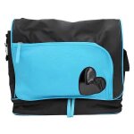 Dbb remond besace i love  sac avec rabat et bandouli�re coloris noir et turquoise