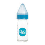 Dbb remond biberon jus de fruit rgul'air verre bleu translucide 110ml