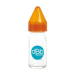 Dbb remond biberon jus de fruit rgul'air verre orange translucide 110ml