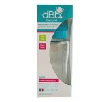 Dbb remond biberon large ouverture en verre t�tine de 0 � 4 mois coloris turquoise 240 ml